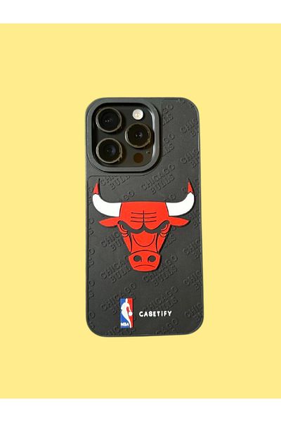 Chicago Bulls Chicago Bulls phone case compatible with iPhone 14 PRO, black