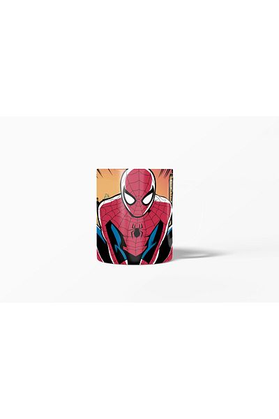 MECKSA Marvel Spiderman Black Coffee Cup Tea Mug 11 oz