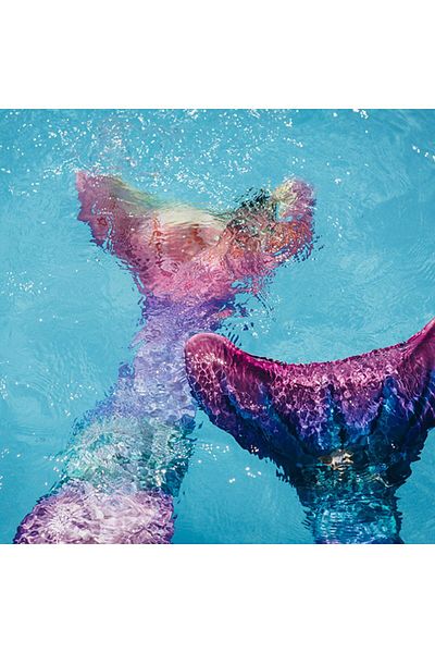 Kuaki Mermaids Mermaid 4 Piece Set Bikini Costume Set Star