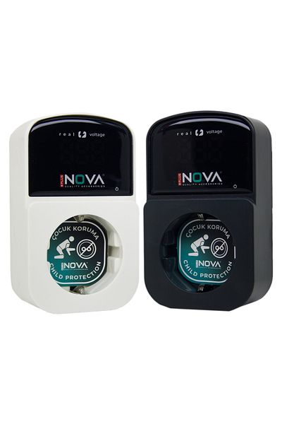 plus nova Surge Protected Socket |   With Digital Voltage Display