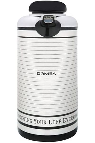 DOMEA Stainless Steel Vacuum Drink Flask, Heat Insulated Thermos, Leak Proof, For Tea, Coffee & Wate