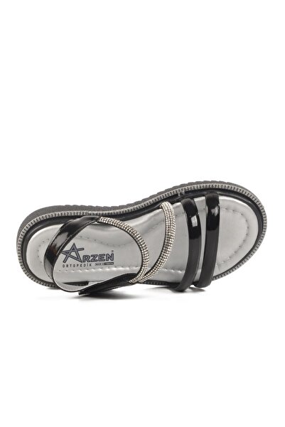 WALKWAY Black Patent Leather Children's Casual Shoes 25t103 P