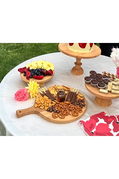 senk Wooden Presentation Set 4 Pieces 3 Legs 1 Handle