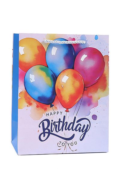 TAKIŞTIR Mixed Color Balloon Figured Cardboard Bag