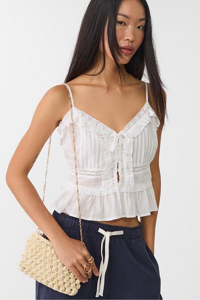 Stradivarius Crochet crossbody bag