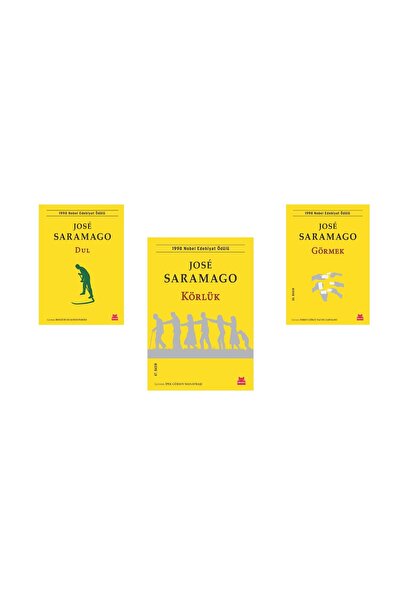 Kırmızı Kedi Yayınları Jose Saramago Seti 3 Kitap (KÖRLÜK, GÖRMEK, DUL)
