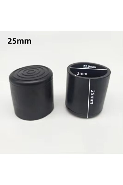 Choice24 24 Pcs 25mm Round Chair Leg Pad 6-32mm Furniture Leg Table End Plug ...