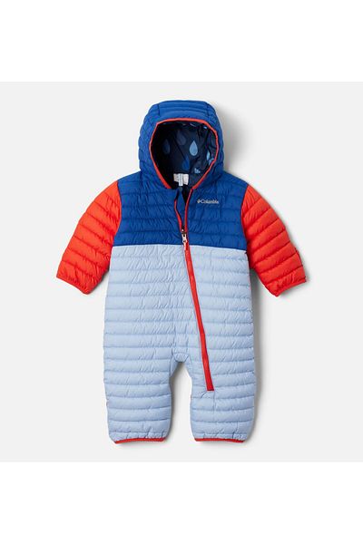 Next Baby Columbia Whisper, Mountain Blue Self-Standing Micro Fleece-Lined Hooded Astronaut Jumpsuit
