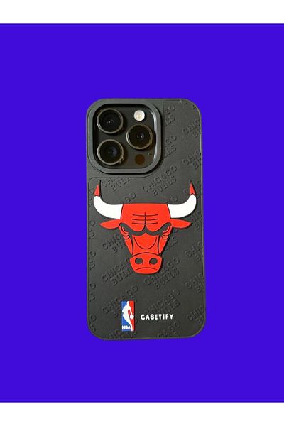 Chicago Bulls Chicago Bulls phone case compatible with iPhone 13 PRO MAX, black
