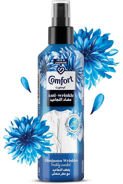 Comfort Anti-wrinkle Spray for clothes, Iris and Jasmine, 200ml