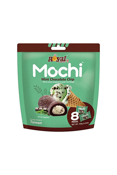 Royal Family موتشي بنكهة النعناع ورقائق الشوكولاتة 120 غرام × 3