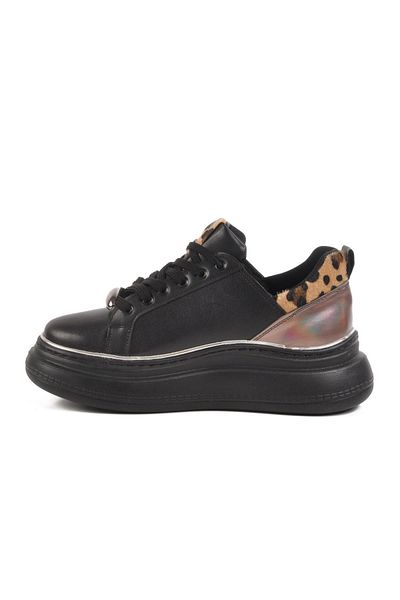 WALKWAY Black Leopard Women's Sneaker T-300 Z