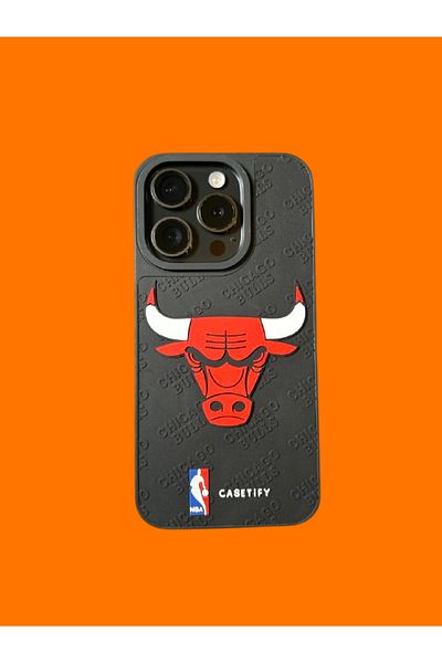 Chicago Bulls Chicago Bulls phone case compatible with iPhone 15 PRO MAX, black