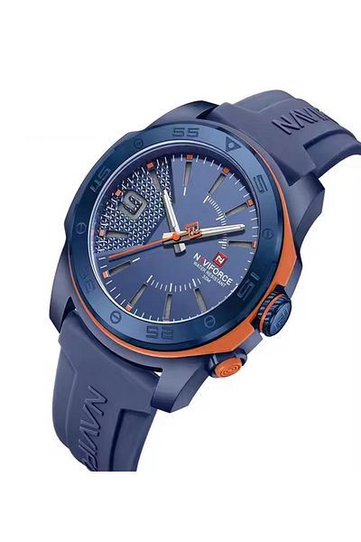 Naviforce Sport Watch for Men Waterpoof Shock Resistance Quartz Luminous Watches with Silicone Strap