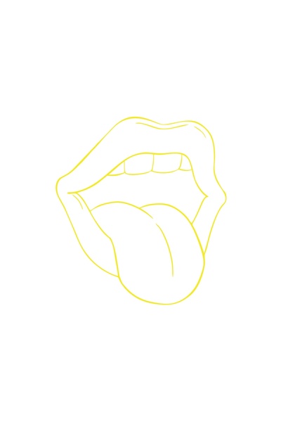 Reysa Tasarım Language Car Sticker 17X17 cm Yellow