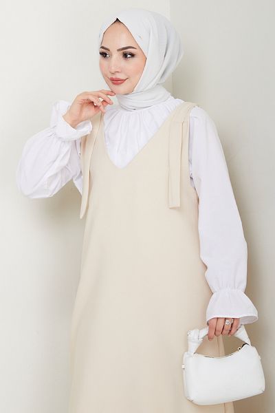InStyle Double Crepe Jile Stone Dress