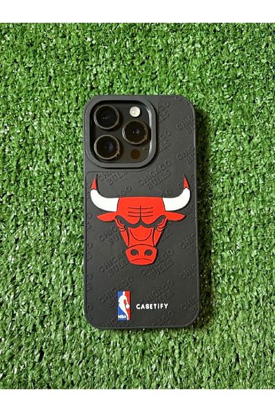 Chicago Bulls Chicago Bulls phone case compatible with iPhone 13 PRO, black