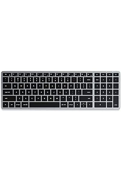 Satechi Slim X2 Bluetooth Backlit Keyboard With Numeric Keypad – Illuminated Keys & Multi-Device S