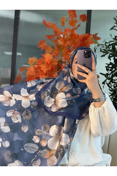 Oxygen Scarfs Wild Rose Cotton Silk Shawl-10007
