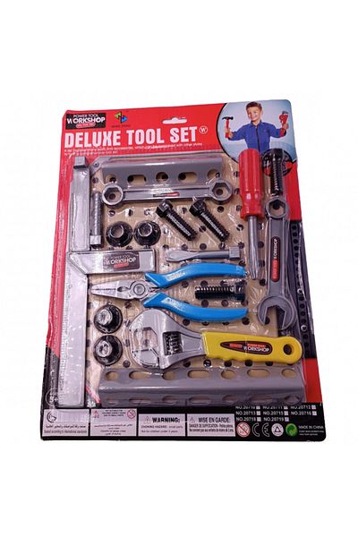 dalimag 19-Piece Construction Set for Children, Various Accessories, Plastic, Multicolor