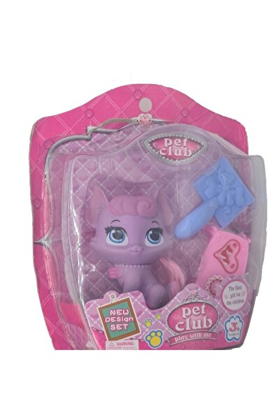 dalimag Set jucarie pet club mini, catelusa si accesorii, mov, 3 ani