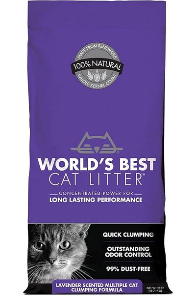 Worlds Best World's Best Cat Litter Scented Multi Cat Clumping 28Lb