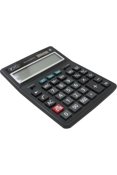 Roco CL2239T16 Desktop Calculator – 16-Digit, Large Display, Grey/Silver