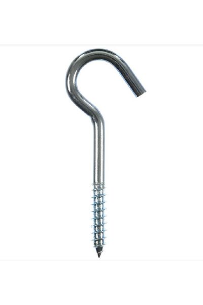 ACE 3-Piece Zinc Plated Screw-In Steel Ceiling Hook Silver 2-1/2inch