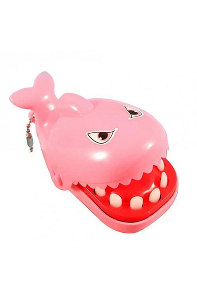 dalimag Shark Toy, Dentist Model, 9 cm, Plastic, Pink