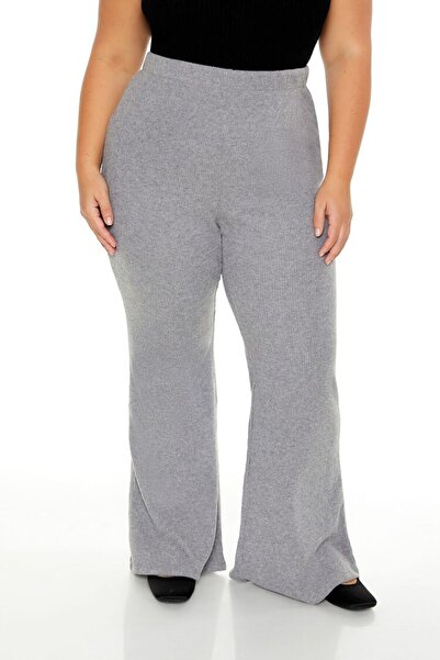 Forever 21 Plus Size Fitilli Flare Pantolon