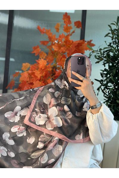 Oxygen Scarfs Wild Rose Cotton Silk Shawl-10007