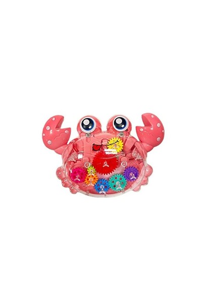 dalimag Jucarie interactiva pentru copii, Model crab, Plastic, cu lumini, 2 a...