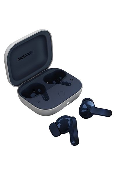 Motorola Casti In-Ear Motorola Moto Buds, True Wireless, Bluetooth, Dolby Atmos, ANC, Starlight Blue
