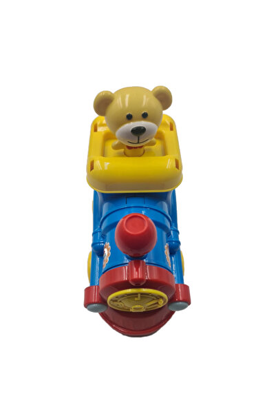 dalimag Jucarie Trenulet Pentru Copii, Rotativa, Sunete, Multicolor, 17 cm