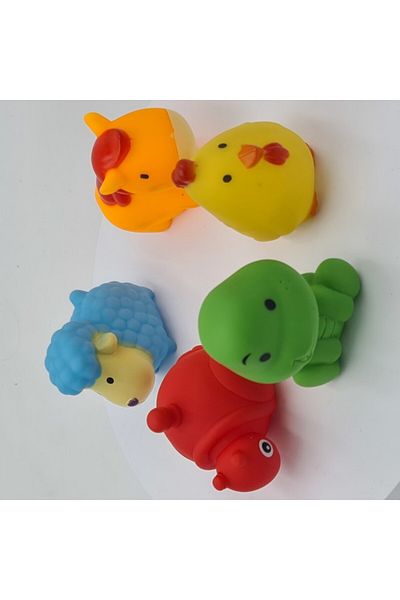 dalimag Set of 5 toys, toys, animals, pick-up toys, 10 x 7 cm, multicolor
