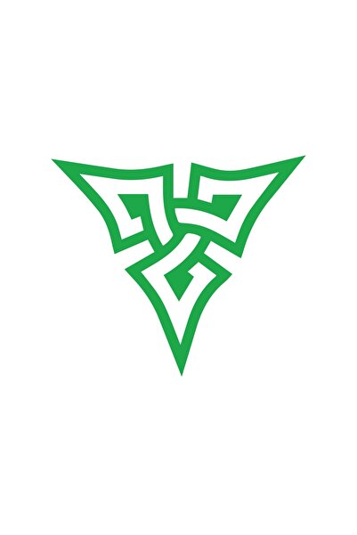 Reysa Tasarım ملصق رمز الطاقة الشمالية مقاس 17 × 17 سم باللون الأخضر