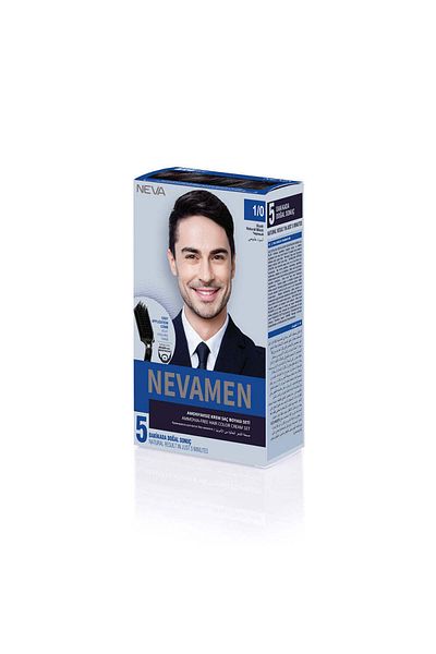 Neva Nevamen hair dye for men, ammonia-free, Black, 1/0, Neva, 150 ml