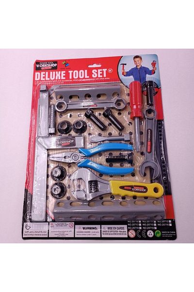 dalimag 19-Piece Construction Set for Children, Various Accessories, Plastic, Multicolor