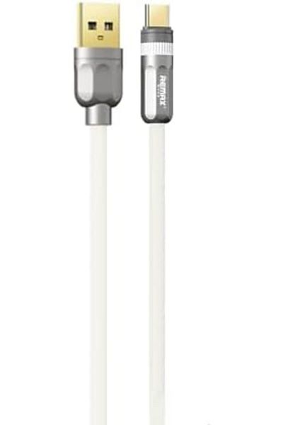 Remax Mena USB C Cable 60W 1.2M, Zinc Alloy USB Type A to C Cable, Fast Charging Data Cable Compatib