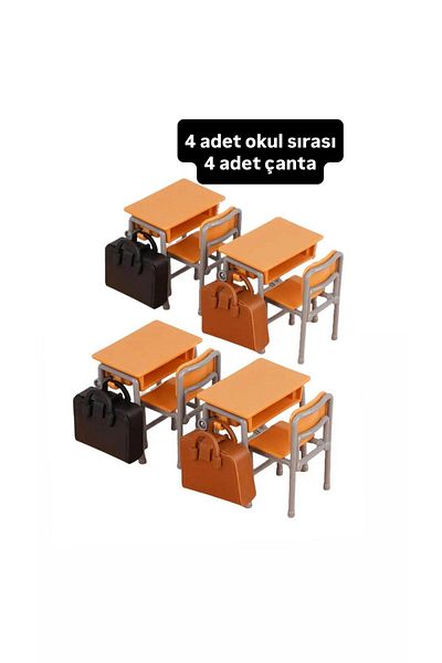 3b kids Miniature School Desk School Bag Accessory Items