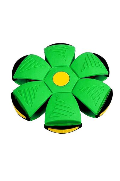 dalimag Toy Flat Ball, Lights, UFO Model, Green, For Children, 23 cm