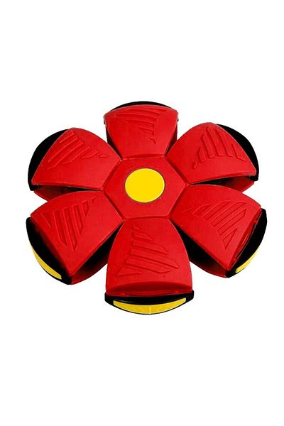 dalimag Toy Flat Ball, Lights, UFO Model, Red, For Children, 23 cm