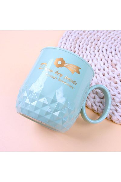 Limitless Toothbrush Cup, Unbreakable & Easy-to-Clean Holder for Toothbrush & Toothpaste, Blue