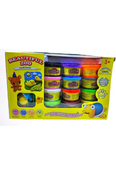 Generic 12 Pcs Clay Dough Multicolor Play Dough for kids fun