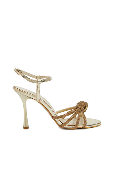 Dıvarese Altın Toka Detaylı Sandalet