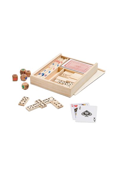 dalimag Set 4 in 1 joc de familie, domino, mikado, carti joc, zaruri, Dalimag...