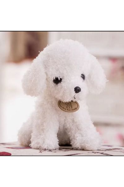 Charmer princesses Cute Dog Poodle Toy Poodle Plush Toy 30 cm 200 Grams Puppy Realistic Plush Dog Imported Product