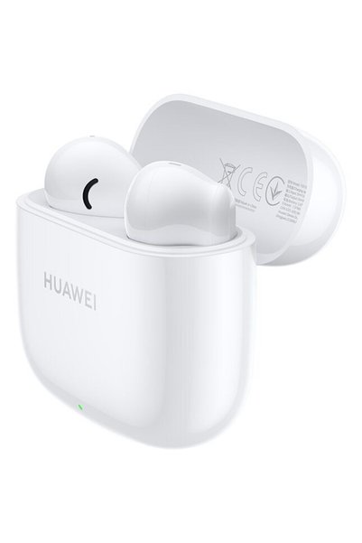 Huawei Casti In-Ear Huawei FreeBuds SE 2, Bluetooth, Carcasa de incarcare portabila, Ceramic White