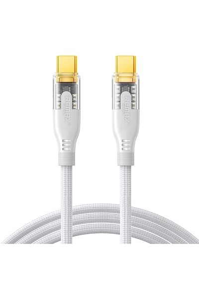 Remax Mena USB C Cable 30W 1.2M, USB Type C to C Cable, Fast Charging Cyberpunk PD Cable Compatible