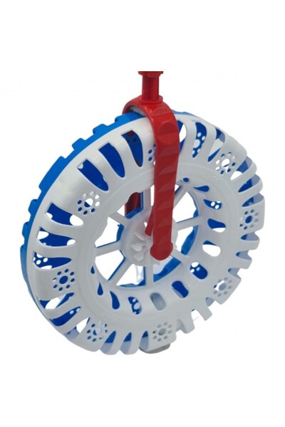 dalimag Jucarie interactiva, roata zornaitoare, 15 x 40 cm, alb/albastru